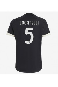 Fotbalové Dres Juventus Manuel Locatelli #5 Třetí Oblečení 2023-24 Krátký Rukáv